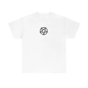 Pentagram Unisex schweres Baumwoll-T-Shirt - Bild 1 von 8