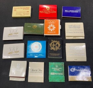 LOTE 35 Cajas cerillas Hotel Matchbox vintage lot - Picture 1 of 3