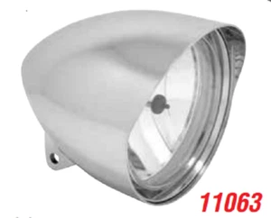 Chrome Billet 5 3/4" Head Light Lamp For Harley Dyna Sportster Chopper XL 11063 - Picture 1 of 4