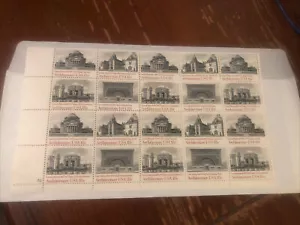 1981 Block of 20 AMERICAN ARCHITECTURE 18c Stamps, MNH! - Picture 1 of 3