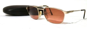 Serengeti Driver Sunglasses Corning Optics Gold Metal Sunglass Frames Rare Frame - Picture 1 of 11