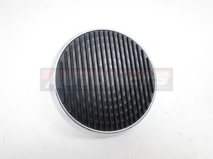 3" Chrome Stainless Steel Round Rubber Brake Pad Pedal Hot Street Rod Chevy Ford - Picture 1 of 3
