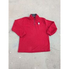 Vintage Eeyore Red Fleece Quarter Zip Jacket Disney XL