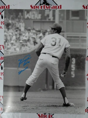 FERGIE JENKINS SIGNED 16X20 INSCRIBED "HOF 91 & 284 WINS" JSA COA - CHICAGO CUBS - Image 1 of 3