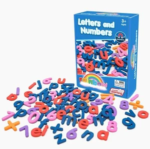 Magnetic Rainbow Letters and Numbers Junior Learning - Picture 1 of 4