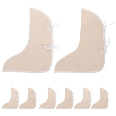  4 pares de cubiertas protectoras para zapatos de soldador polainas de soldadura aisladas para la seguridad de los pies Foto 1 de 4