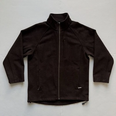 Smartwool Anchor Line Full Zip Jacket Mens Size Medium M Wool Blend Brown Thick - Image 1 of 4
