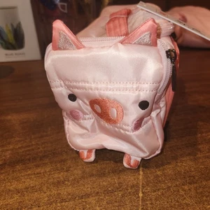 NEU mit Etikett Lug Trolley Friends Schwein Kosmetik Make-up Tasche, rosa mit Schweinendruck Int - Bild 1 von 12
