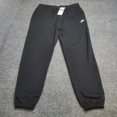 Calça Nike masculina grande preta algemada de lã escovada suéteres esportivos - Imagem 1 de 4