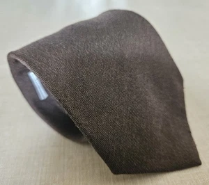 Vintage Debenhams Herren Krawatte Store braun Wollmischung waschbar - Bild 1 von 6
