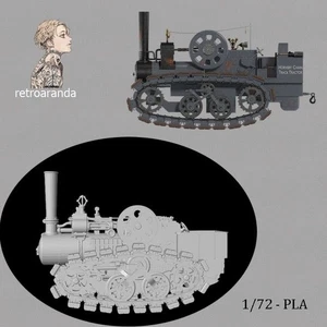 Kit maqueta para montar y pintar - Artilleria,militar . tractor Hornsby . 1/72 - Imagen 1 de 3