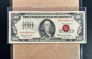 Fr. 1550 1966 $100 Legal Tender - VF/ XF - Picture 1 of 2