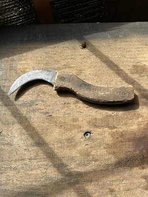 Cuchillo de granja Russel Dexter de colección tabaco caña de azúcar trigo primitivo Foto 1 de 4