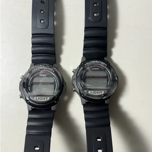 2x Vintage Casio Illuminator Woman’s 1602 LW-22H - Picture 1 of 5