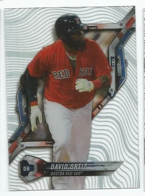 2018 Topps High Tek Pattern 1 Wavy Lines David Ortiz #HT-DO Boston Red Sox - Image 1 of 2