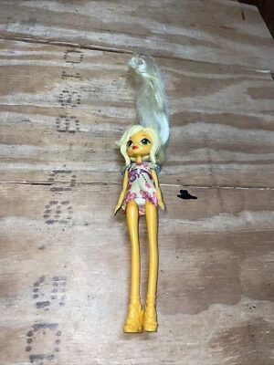 Maiô Hasbro My Little Pony Equestria boneca cabelo loiro 9 polegadas cavalo Stella - Imagem 1 de 4