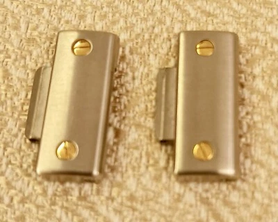 ✅ CARTIER  Santos Watch LINK (2 Links) Gold Screws & Steel  ✅ - Image 1 of 4