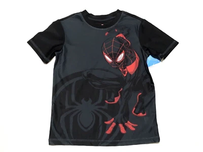 Marvel Spider-Man UPF 50+ Niños Talla S Gris Top Manga Corta Camisa de Natación Foto 1 de 4