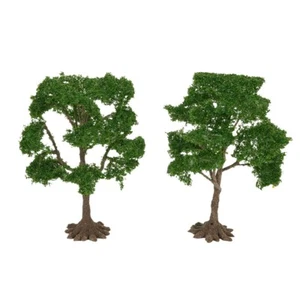 Scenery Model Trees Landscape 2pcs Building 3.94'' Decor Decoration Elm Tree 2x - Picture 1 of 18