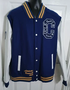UCLA blue & white Baseball College varsity jacket Class of 85, Size XL, 50% wool - Imagen 1 de 16