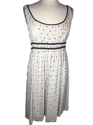 Vestido para mujer Adrianna Papell talla 10 negro crema estilo griego Y2K nuevo con etiquetas Foto 1 de 4