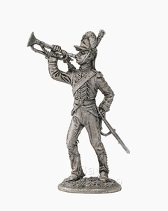 Trumpeter Carabinier Regiment. Russia, 1786-96. Tin toy soldier 54mm (1/32)  - Picture 1 of 4