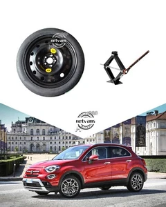 Ruotino di Scorta 17' per FIAT 500X 125/80R17 DOT 2024 con Cric di Sollevamento - Imagen 1 de 13