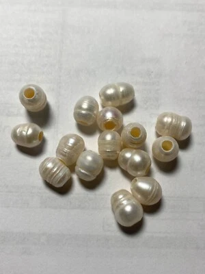 Golds, Bronze Copper White Cultured Freshwater Pearl beads All Colors - Image 1 of 4