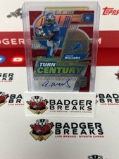 2022 Panini Donruss Elite - Turn of the Century Red Auto /75 Jameson Williams JJ