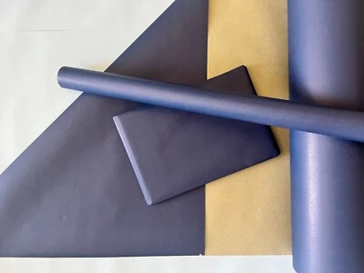 ITS ALL ECO Wrapping Paper Midnight Blue/Navy Blue 50CM Wide Eco Friendly, 100% Recycled
