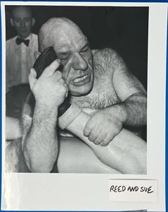 Wrestler anni '40, foto oversize, 11 x 14, Maurice Tillet, Shrek - Foto 1 di 6