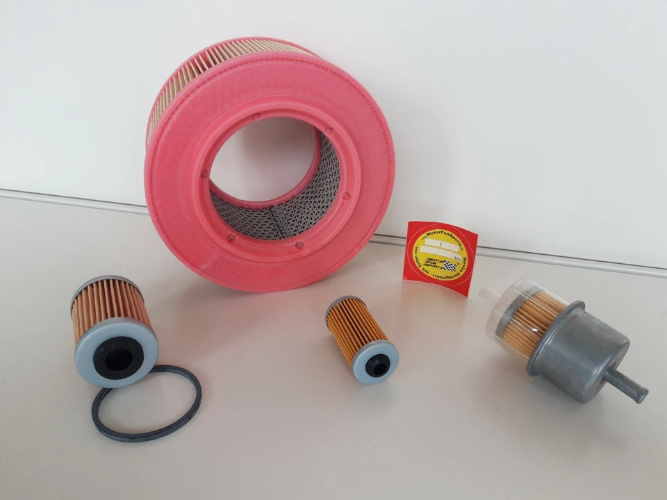 MOTORFUNSPORTS Filter Set passend für Weber CR 8 mit Motor Hatz 1D81Z ab Baujahr 2008