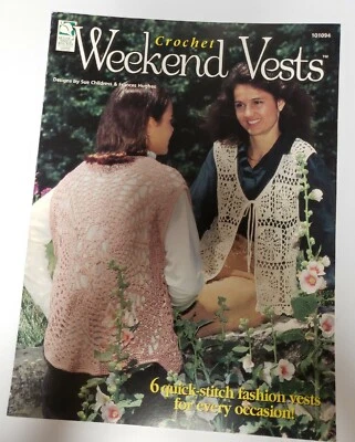 Weekend Vests Crochet By House Of White Birches  - Image 1 of 2