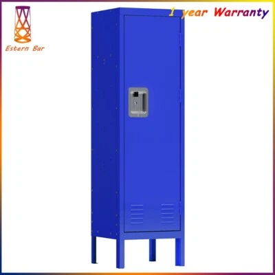 1 Door Tall Single Metal Locker Storage Cabinet for Storage Room/Gym/School - Image 1 of 4