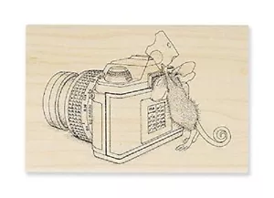 Fotos de Navidad con estampillas de casa de ratón de madera digamos queso - Imagen 1 de 1