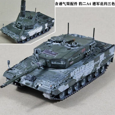Panzerkampf 1/72 Norwegian Leopard 2A4 Main Battle Tank Winter Paint Alloy Model