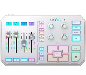 TC Helicon GoXLR 4-channel USB Streaming Mixer with Voice FX and Sampler - White - Picture 1 of 1
