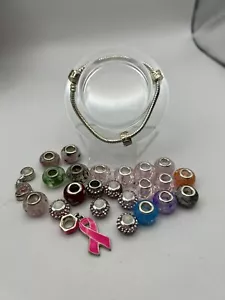 Charm Bracelet In silver With Charms - Picture 1 of 3