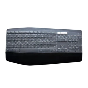 Cubierta protectora de teclado de silicona transparente impermeable a prueba de polvo para Logitech MK850 - Imagen 1 de 4