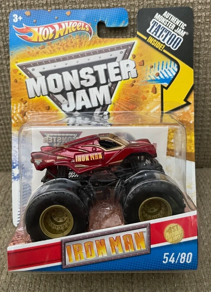 Hot Wheels Monster Jam 1:64 Monster Truck - Black/Gray (21572)