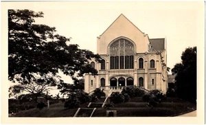 Balboa Union Protestant Church in Panama Canal Zone 1930s Vintage Photo 2.75x4.5 - Picture 1 of 2
