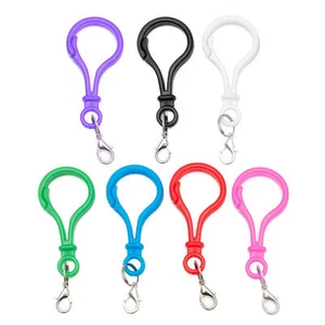 100x Bulb Plastic Lobster Clasps Trigger Clip Snap Hooks Key Chain Clasp 7cm - Picture 1 of 6