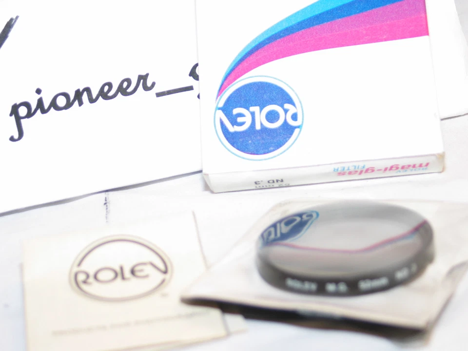 new ROLEV 52mm magi-glas ND. 3 filter w/case  in a box - Image 1 of 2