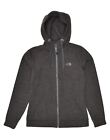 THE NORTH FACE Womens Zip Hoodie Sweater UK 10 Small Grey Polyester AN04