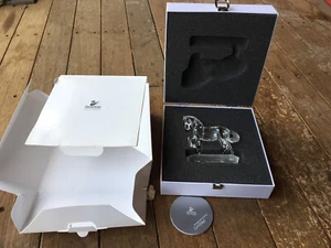 SWAROVSKI SILVER CRYSTAL ARABIAN STALLION 221609 IN BOX - Picture 1 of 3