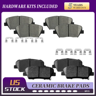 Pastillas de freno delanteras y traseras de cerámica para Hyundai Santa Fe Sport Azara 2012-2017 Foto 1 de 4