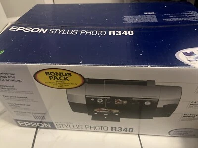 Epson Stylus R340 Digital Photo Inkjet Printer - Image 1 of 2