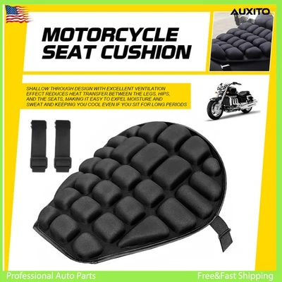 Motorcycle Seat Gel Chion Comfort Pad Shock 1X Cover Universal Breathable - Image 1 of 4