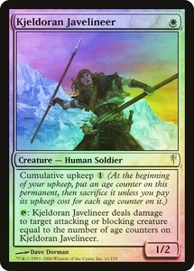 MTG FOIL Kjeldoran Javelineer  - Coldsnap #011 - Picture 1 of 1
