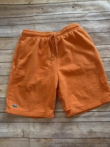 Herren Lacoste Krater Sport Fleece Shorts Medium Orange - Bild 1 von 10